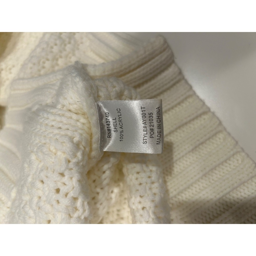 Tuckernuck Hyacinth House Cream Crewneck Pullover Sweater Size XXS - Picture 6 of 7